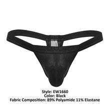 Load image into Gallery viewer, ErgoWear EW1660 SLK Thongs Color Black