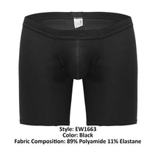 Load image into Gallery viewer, ErgoWear EW1663 SLK Boxer Briefs Color Black