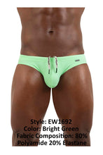 Load image into Gallery viewer, ErgoWear EW1692 X4D SW Swim Briefs Color Bright Green