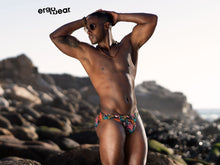 Load image into Gallery viewer, ErgoWear EW1695 FEEL SW Swim Briefs Color Pink Leaves