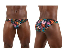 Load image into Gallery viewer, ErgoWear EW1695 FEEL SW Swim Briefs Color Pink Leaves