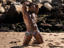 Load image into Gallery viewer, ErgoWear EW1696 FEEL SW Swim Trunks Color Pink Leaves