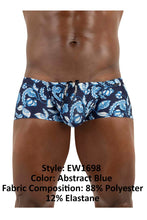 Load image into Gallery viewer, ErgoWear EW1698 FEEL SW Swim Trunks Color Abstract Blue