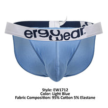 Load image into Gallery viewer, ErgoWear EW1712 MAX COTTON Bikini Color Light Blue