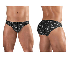 Load image into Gallery viewer, ErgoWear EW1763 FEEL SW Swim Briefs Color Black-White