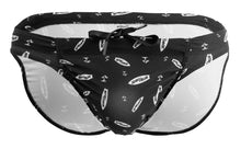 Load image into Gallery viewer, ErgoWear EW1763 FEEL SW Swim Briefs Color Black-White