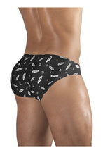 Load image into Gallery viewer, ErgoWear EW1763 FEEL SW Swim Briefs Color Black-White