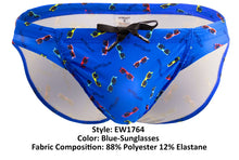 Load image into Gallery viewer, ErgoWear EW1764 FEEL SW Swim Briefs Color Blue-Sunglasses