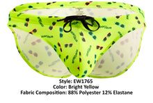 Load image into Gallery viewer, ErgoWear EW1765 X4D SW Swim Briefs Color Bright Yellow
