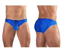 Load image into Gallery viewer, ErgoWear EW1767 X4D SW Swim Briefs Color Blue-Sunglasses