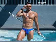 Load image into Gallery viewer, ErgoWear EW1767 X4D SW Swim Briefs Color Blue-Sunglasses