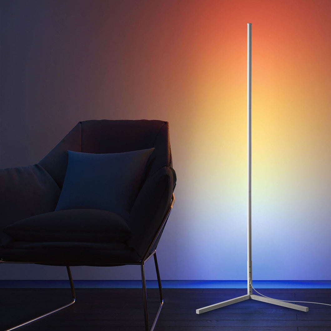 RGBCW Corner Floor Lamp - White