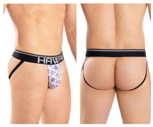 Load image into Gallery viewer, HAWAI 42052 Arabesque Athletic Jockstrap Color Purple