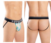 Load image into Gallery viewer, HAWAI 42052 Flowers Athletic Jockstrap Color Turquoise