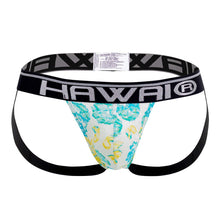 Load image into Gallery viewer, HAWAI 42052 Flowers Athletic Jockstrap Color Turquoise