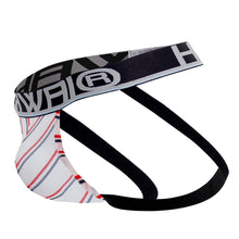 Load image into Gallery viewer, HAWAI 42052 Lines Athletic Jockstrap Color White