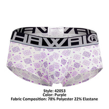 Load image into Gallery viewer, HAWAI 42053 Arabesque Mini Trunks Color Purple