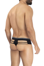 Load image into Gallery viewer, HAWAI 42154 Solid Microfiber Thongs Color Black