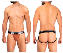 Load image into Gallery viewer, HAWAI 42166 Solid Microfiber Jockstrap Color Amber