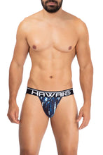 Load image into Gallery viewer, HAWAI 42167 Printed Microfiber Jockstrap Color Dark Blue