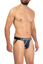 Load image into Gallery viewer, HAWAI 42167 Printed Microfiber Jockstrap Color Dark Blue