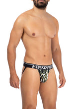 Load image into Gallery viewer, HAWAI 42167 Printed Microfiber Jockstrap Color Military Green