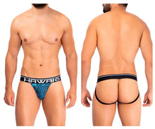 Load image into Gallery viewer, HAWAI 42168 Printed Microfiber Jockstrap Color Royal Blue