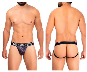 HAWAI 42168 Printed Microfiber Jockstrap Color Taupe