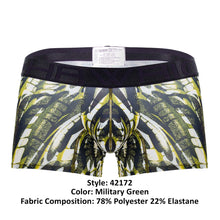 Load image into Gallery viewer, HAWAI 42172 Printed Microfiber Trunks Color Military Green