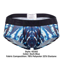 Load image into Gallery viewer, HAWAI 42182 Printed Microfiber Briefs Color Dark Blue