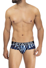 Load image into Gallery viewer, HAWAI 42192 Printed Microfiber Hip Briefs Color Dark Blue