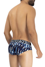 Load image into Gallery viewer, HAWAI 42192 Printed Microfiber Hip Briefs Color Dark Blue