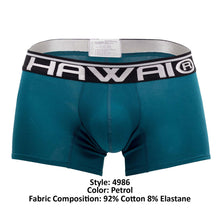 Load image into Gallery viewer, HAWAI 4986 Solid Athletic Trunks Color Petrol