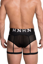 Load image into Gallery viewer, Hidden 953 Garterbelt Briefs Color Black