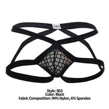 Load image into Gallery viewer, Hidden 963 Mesh Jockstrap Color Black