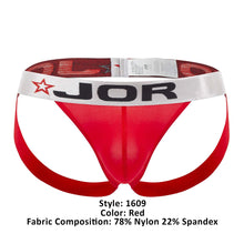 Load image into Gallery viewer, JOR 1609 JOR Jockstrap Color Red