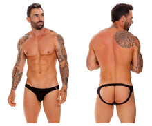 Load image into Gallery viewer, JOR 1632 Montecarlo Jockstrap Color Black