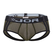 Load image into Gallery viewer, JOR 1636 Electro Jockstrap Color Green