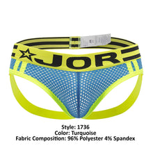 Load image into Gallery viewer, JOR 1736 Speed Jockstrap Color Turquoise