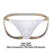 Load image into Gallery viewer, JOR 1847 Ares Jockstrap Color White