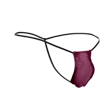 Load image into Gallery viewer, JUSTIN+SIMON XSJ02 Classic G-String Bulge Color Wine