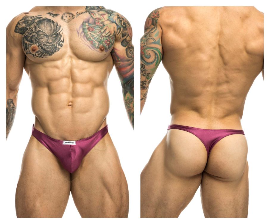 JUSTIN+SIMON XSJ03 Classic Thongs Color Wine