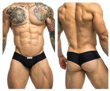 Load image into Gallery viewer, JUSTIN+SIMON XSJ22 Cheek Briefs Color Black