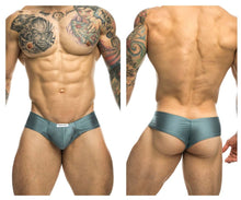 Load image into Gallery viewer, JUSTIN+SIMON XSJ22 Cheek Briefs Color Metal Green