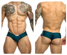 Load image into Gallery viewer, JUSTIN+SIMON XSJ22 Cheek Briefs Color Opal Green