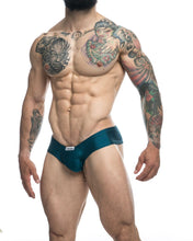 Load image into Gallery viewer, JUSTIN+SIMON XSJ22 Cheek Briefs Color Opal Green