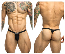 Load image into Gallery viewer, JUSTIN+SIMON XSJBU02 Bulge Thongs Color Black