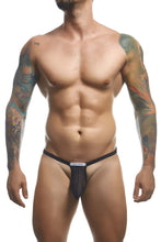 Load image into Gallery viewer, JUSTIN+SIMON XSJBU02 Bulge Thongs Color Black Mesh