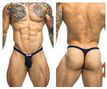 Load image into Gallery viewer, JUSTIN+SIMON XSJBU02 Bulge Thongs Color Navy