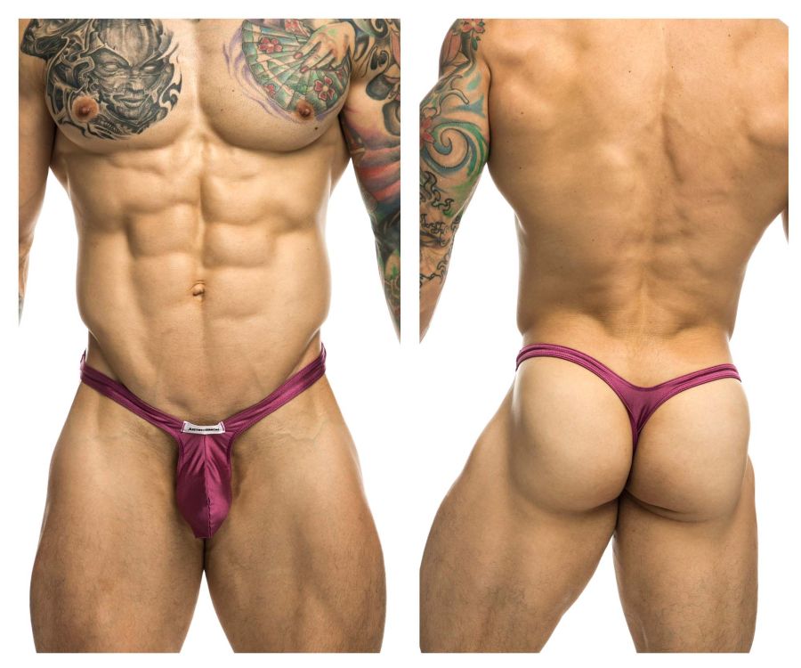 JUSTIN+SIMON XSJBU02 Bulge Thongs Color Wine